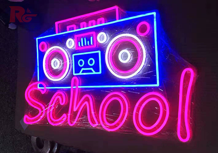 長(zhǎng)沙霓虹發(fā)光字 柔性燈帶LED發(fā)光字 仿古霓虹字制作